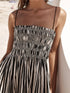 'Sancia' Striped Maxi Dress - Celes Fashion
